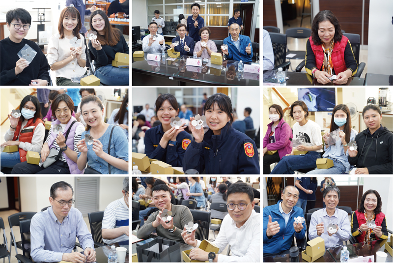 台中市第四警分局的女警們來到台華參訪