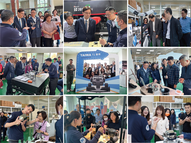 台中市第四警分局的女警們來到台華參訪